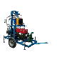 100m Automatic Borewell Machine Hydraulic Portable Diesel Water Well Drilling Rig