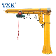 Bzd Type Electric Wire Rope Hoist Cantilever Swing Arm Jib Crane 3 Ton manufacturer