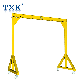  Txk Mini Adjustable Manual Mobile Gantry Crane 1 Ton
