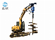 Hot Sale Mini Digger Machinery Crane Truck Earth Soil Auger Dril