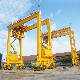 Mobile 50 Ton Rtg Dock Rubber Tyred Quayside Gantry Harbour Crane