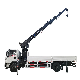  8t Telescopic Straight 5 Booms Stages Crane Mounted Truck Lifting Crane Machine