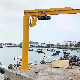 Lifting Height 4m Swivel Jib Crane 5 Ton Column Jib Crane Ground Mounting with Electric Hoist