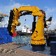  25 Ton Remote Control Hydraulic Folding Knuckle Boom Marine Flange Deck Boat Lifting Ship Crane