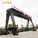 New Arrival Engine Hydraulic Brake Safe Double Girder Gantry Crane 100ton Manufacturer