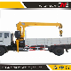  Telescoping Hydraulic Jack Engine Crane Small Lift 5 Tons Construction Telescopic Boom Truck Mounted Crane