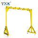 Txk Mini Adjustable Manual Mobile Gantry Crane 1 Ton