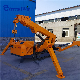 Spider Crane 5 Ton Spider Crane Hydraulic Mobile Spider Floor Mini Crane with Fly Jib