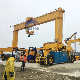 Port Lifting Gantry Crane Heavy Duty Carrier Straddle Carrier 40t