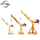 800kg Mini Building Crane with Electric Winch Hoist 500kg out Door Crane 360 Degree Rotation Crane with Electric Wire Rope Hoist manufacturer