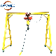 Electric Hoist Type Portable Trackless Adjustable Height Mobile Gantry Crane 5 Ton 7 Tons 10 Ton