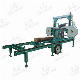 Portable Band Sawmill Horizontal Wood Cutting Machine manufacturer