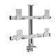  Extremely High-Quality Display Arm with Adjustable Angle, Suitable for 4 Screens Ws-Cl402-2