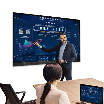 55inch 65" 75" 86" Electronic Smartboard Big LCD Display Price All-in-One Touch Screen Digital Smart White Board Interactive Flat Panel Whiteboard TV All in One