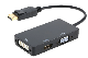  Mini Dp Male to HDMI/VGA/DVI Female Adapter