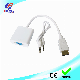  HDMI to VGA Adapter with Audio Power Supply Converter Cable 1080P