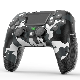  P06 Wireless Vibration Gamepad PC Controller with Macro Programming Joystick for PS4 / Switch / PC / TV - Camouflage Black