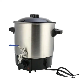  9L Stainless Steel Soup Cooker Hot Drink Warmer with Adjustable Heating System