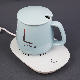  Milk Heater Cup Heat Pad Cup Heat Preservation Tea Boil Heater Wireless Charger Heat Pad Milk Warmer Coaster Coffee Warmer Tea Mug Pad Heater