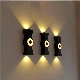  12W Modern LED Wall Lamp Outdoor Garden Home Lighting Electric LED Wall Sconce Stair Wall Light
