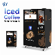 Outdoor Large Freshly Brewed Ground Bean to Cup Coin Operated Tea Coffee Vending Machine Price with Ice Maker