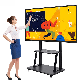 Office Supply 55 65 75 86 98 100 Inch Android/Windows Touch Flat Panel Digital Board All in One Portable Interactive Whiteboard LCD Advertising Display