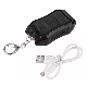  Mini Gift Portable Outdoor Camping Multi-Function Flashlight Rechargeable Battery Power Pack Emergency Charging 1200mAh Keychain Solar Power Bank