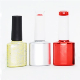 Colorful Empty Glass Nail Polish Bottle with Cap & Brush