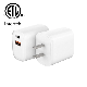 ETL Certified Pd 20W QC 3.0 USB a+C Fast Charging Block Type C USB a Wall Charger Dual Port Usbc Travel Charger