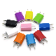 Ce Pocket Compact Colorful Us EU Travel Wall USB Charger Plug