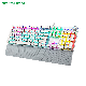 Mechanical Keyboard Punk Keys with Hand Support Multimedia Keys&Volume Knob