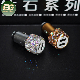  Ea016 Bling Dual USB Car Adapter Rhinestones Crystal Fast Charging Vehicles Accessory Iphones Android Phones Compatible Quick Charge Diamond Car Charger