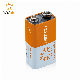  9V 6f22 Carbon Zinc Battery Primary Battery