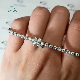 Factory Best Sale Fashion 925 Sterling Silver Plated Gold Smart Bracelets D Color Diamond Bracelet for Girl