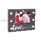  New Design Wooden Clip Photo Frame with LED Light