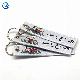  Custom Fashion Rmeove Before Keychain Chick Buckle Polyester Saudi Arabian National Day Event Air Force Fabrics Wristband New Woven Logo Embroidered Key Chain