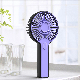 2023 Contrast-Color Customized Rechargeable Handheld Fan Portable Electric Standing Fans Outdoor Essential Fans Handheld Mini Fans