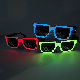  Cool Party Creative Colorful EL Sunglasses LED Light up Glasses for Disco