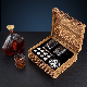 Classic Steel Whisky Stones Whisky Glasses with Stones Set