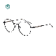  Simple Design Thick Dark Round Armazones De Metal Eyeglass Metal Glasses Optical Frames