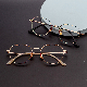  Wholesale New Oversized Female Mens Fashion Custom Logo Designer 2023 Women Men Titanium Glasses