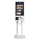 49 Inch Wall Mounted/Floor Standing Self Service Fast Food Ordering Vending Kiosk Payment Kiosk Interactive Digital Signage Information Touch Screen Kiosk