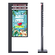 Full Color High Brightness Signs Floor Stand Interactive Kiosk Double-Sided Digital Signage Outdoor Display