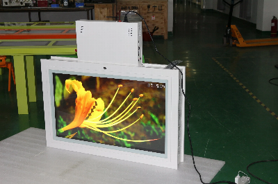 43" High Brightness Ceiling Design LCD Digital Signage Double Sided