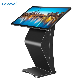 Freestanding 55 Inch Multi-Media LCD Screen Digital Signage Kiosk Advertising Display