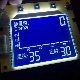  Blue White Stn Liquid Crystal Display LCD with White LED Backlight