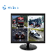 Industrial Grade 17 Inch 1280*1024 LCD Monitor Plastic Frame 4 Channels Security Monitoring Display for Security