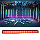  V-Show Flashing Strobe 1296PCS*0.5W RGBW 4in1 SMD DJ Equipment