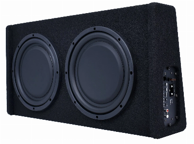 Dual 10" Car Active Subwoofer Digital Active Subwoofer