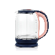 New Design Electric Kettle WiFi 1.7L Color Change Different Temperature Set Cordless Glass Travel Electric Kettle